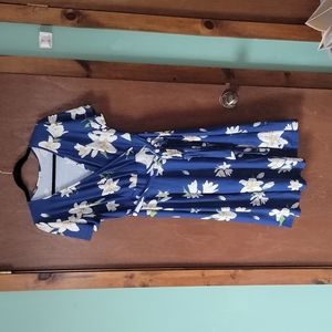 Plus size floral dress